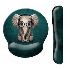 Rubber bottom memory cotton wrist guard mouse pad ...