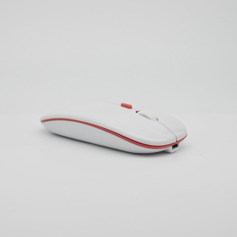 Ultra thin notebook computer mouse USB wireless 2.4G rechargeable silent lazy mouse customizable logo 