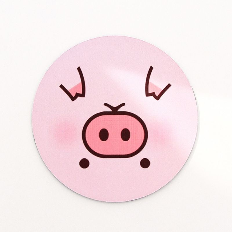 Personality dream planet mouse pad soft rubber pad small fresh student anti slip round notebook pad 