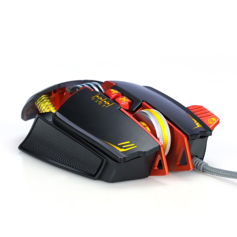 Cross border e-commerce thunder wolf V9 mechanical game mouse wired light USB foreign trade mouse Amazon eBay factory 