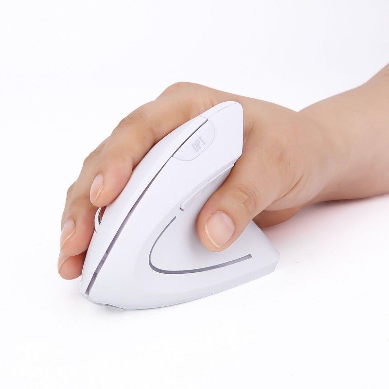 Mouse prevention mouse hand vertical wireless charging mouse light saving radio type computer notebook office game 