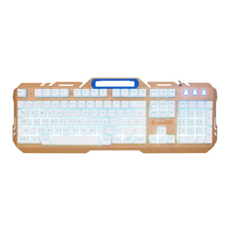 Virtual battleship e-game keyboard metal word through backlight keyboard two color key cap desktop factory wholesale 