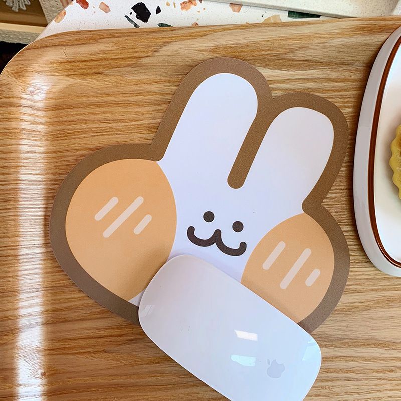 Ins wind Japan personality creative mini computer mouse pad cute smile cloud avocado mouse pad small 