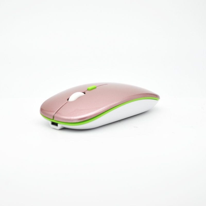 Ultra thin notebook computer mouse USB wireless 2.4G rechargeable silent lazy mouse customizable logo 