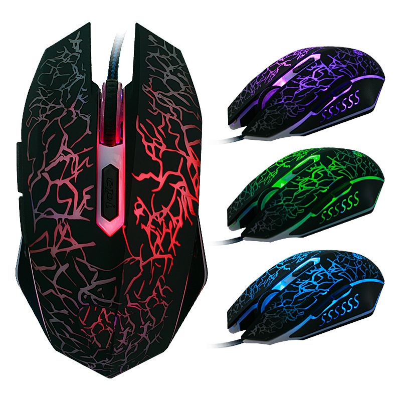 Computer accessories luminous USB wired mouse herdsman Internet bar office game mouse manufacturer wholesale cross border 