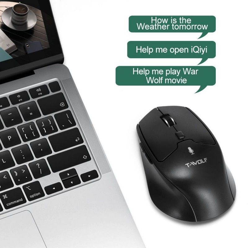 Thunder wolf X3 charging Wireless Mouse AI intelligent speech recognition mouse business office wish Amazon eBay 