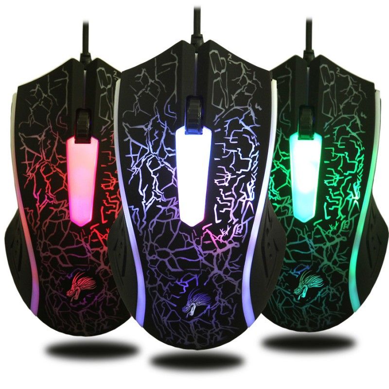 Computer accessories luminous USB wired mouse herdsman Internet bar office game mouse manufacturer wholesale cross border 