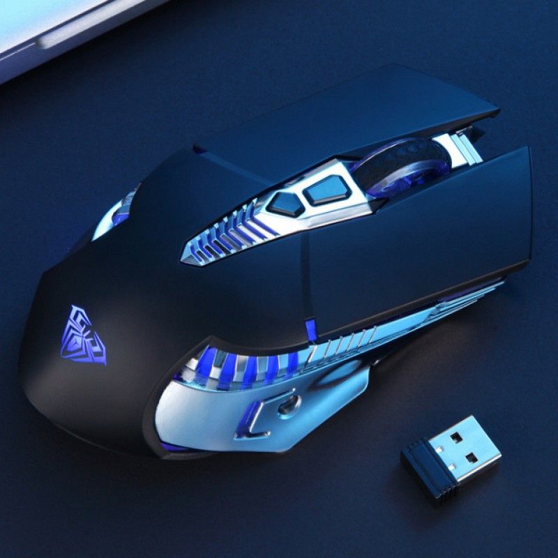 Aula tarantula 2.4G wireless mouse rechargeable silent Notebook PC e-game Office 