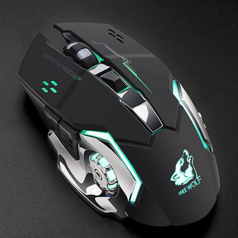 Aula tarantula 2.4G wireless mouse rechargeable silent Notebook PC e-game Office 