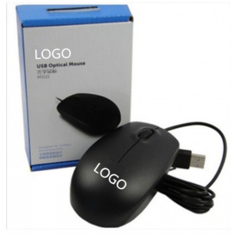 Factory direct sales for Dell ms111 notebook desktop general OEM wired USB mouse 
