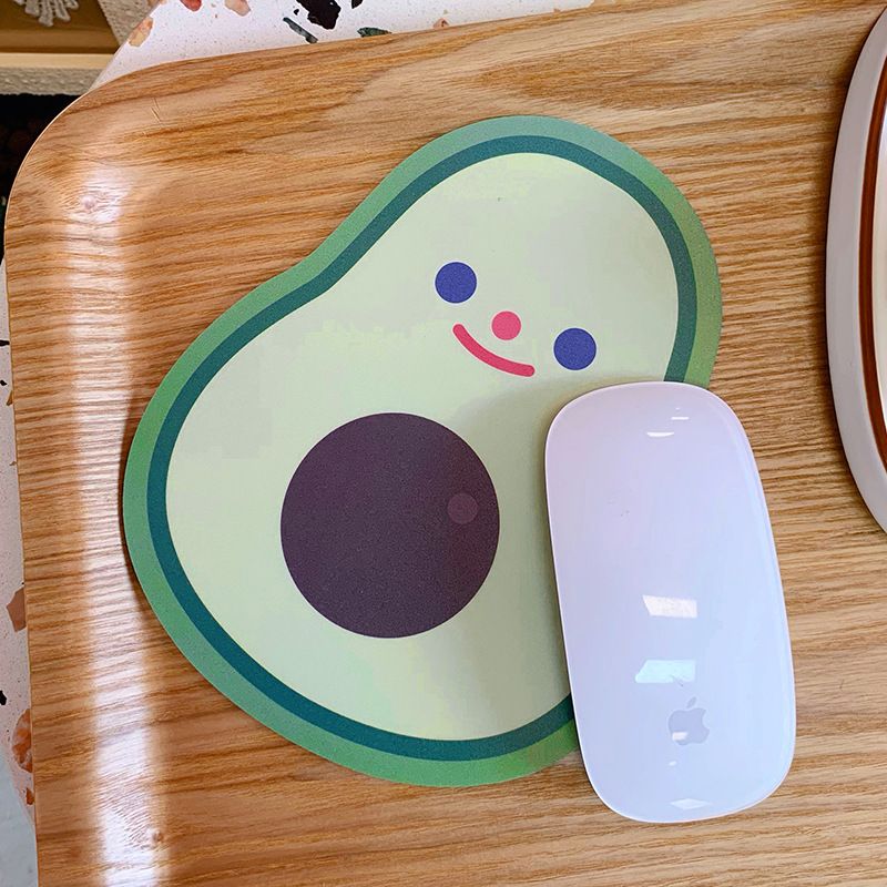 Ins wind Japan personality creative mini computer mouse pad cute smile cloud avocado mouse pad small 
