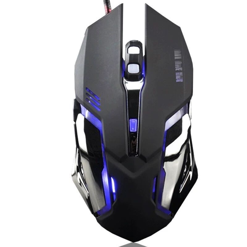 Factory direct sale herdsman luminous competitive wired mouse game photoelectric USB luminous mechanical game mouse 