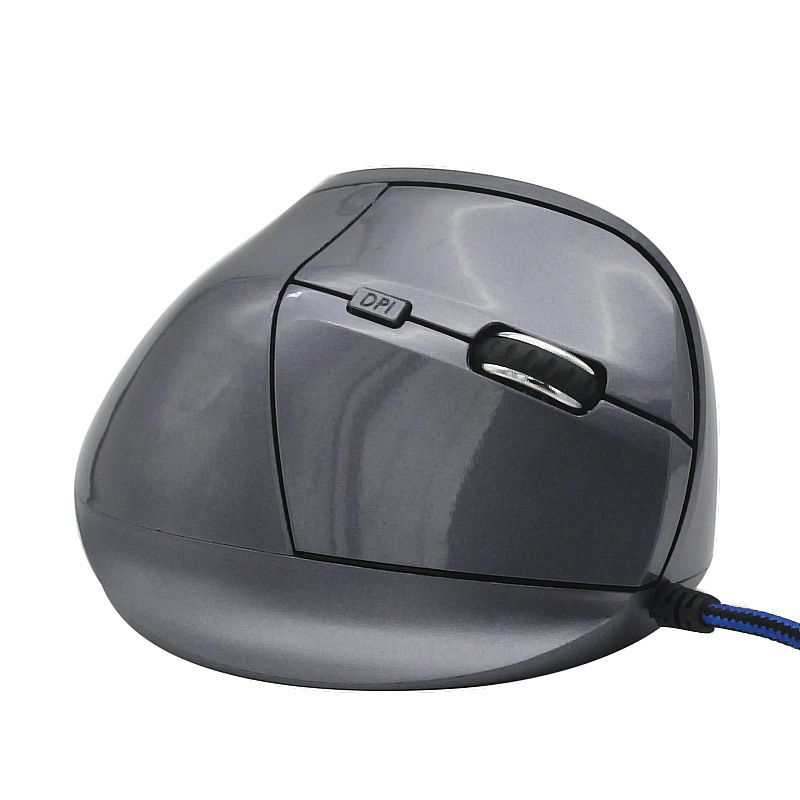 Factory wholesale new vertical mouse ergonomics straight wired mouse vertical 6-button four gear wrist protection 