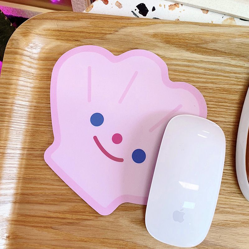 Ins wind Japan personality creative mini computer mouse pad cute smile cloud avocado mouse pad small 