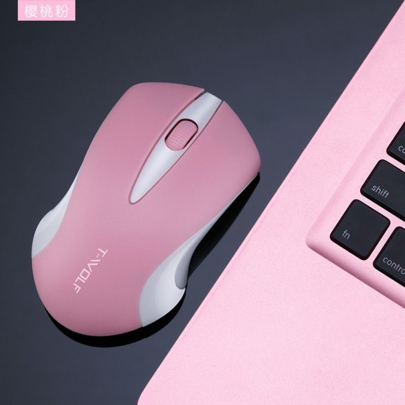 Foreign trade popular notebook wireless mouse computer accessories girl mouse Amazon shopee hot sale 