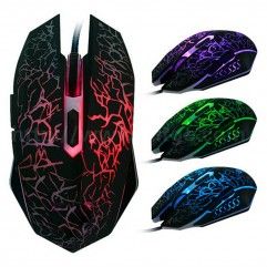 Computer accessories luminous USB wired mouse herd...