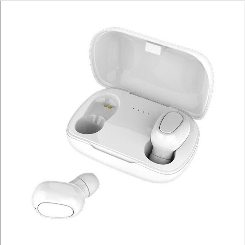 New L21 Bluetooth headset private model in ear Mini 5.0 wireless L22 digital display with charging chamber 