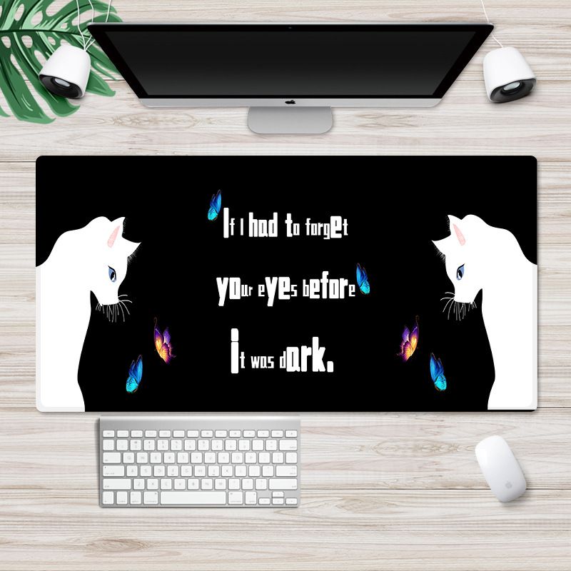 Ins Nordic style personalized mouse pad customized advertising gift mouse pad Game Internet bar large mouse pad 