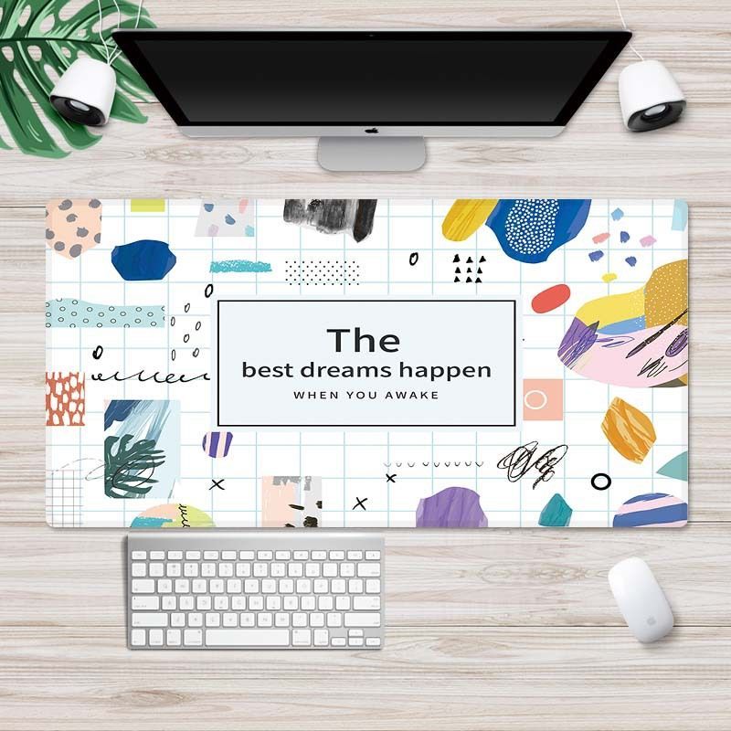 Advertising mouse pad customized antiskid cartoon keyboard pad customized computer game logo 