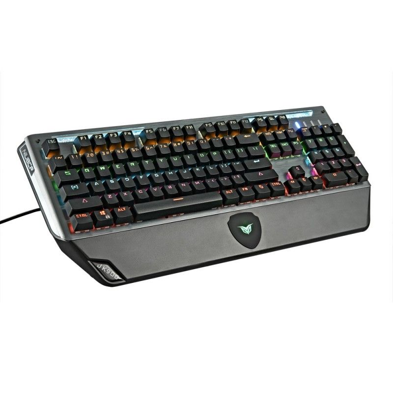 Iron ox real mechanical keyboard 104 key injection molding keycap keyboard metal waterproof splash computer game factory wholesale 