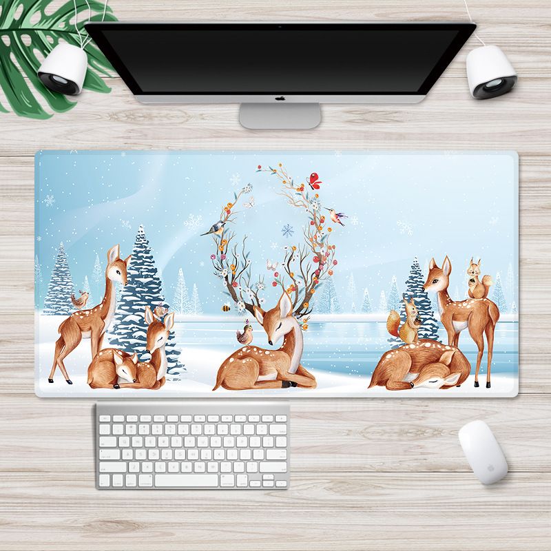 Large locking cartoon game mouse pad can be customized for computer office thickened non slip table pad 