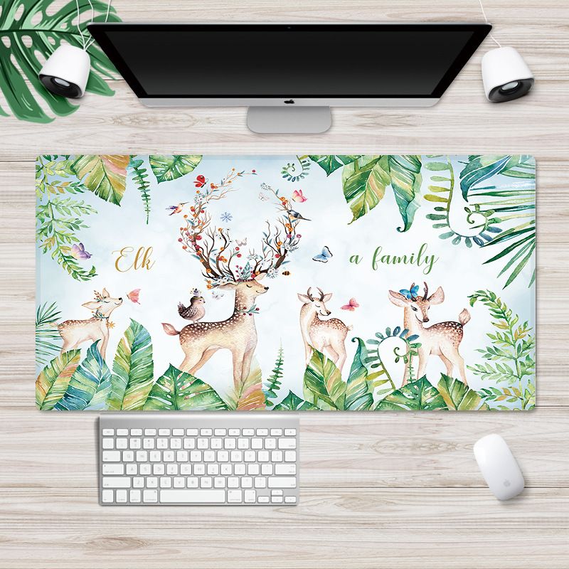 Large locking cartoon game mouse pad can be customized for computer office thickened non slip table pad 