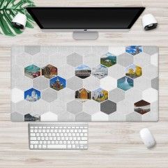 European and American style mouse pad can be custo...