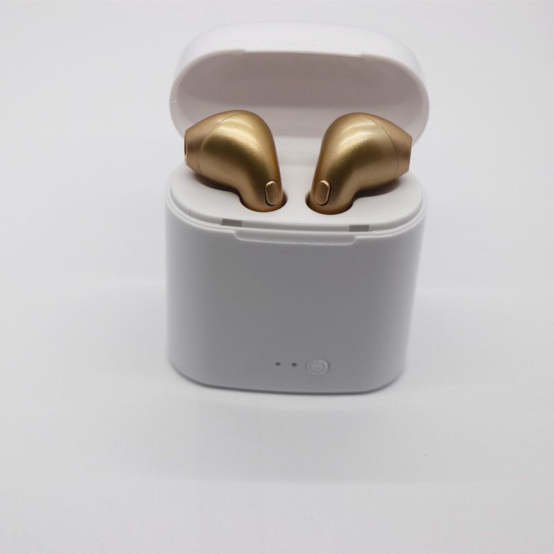 I7stws Bluetooth headset 5.0 binaural band charging bin new wireless cross border foreign trade earplug manufacturer direct sales 