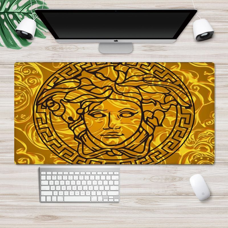 Ins Nordic wind pad mouse pad thickened large lock edge anti slip advertising pad wrapped desk pad white embryo customization 
