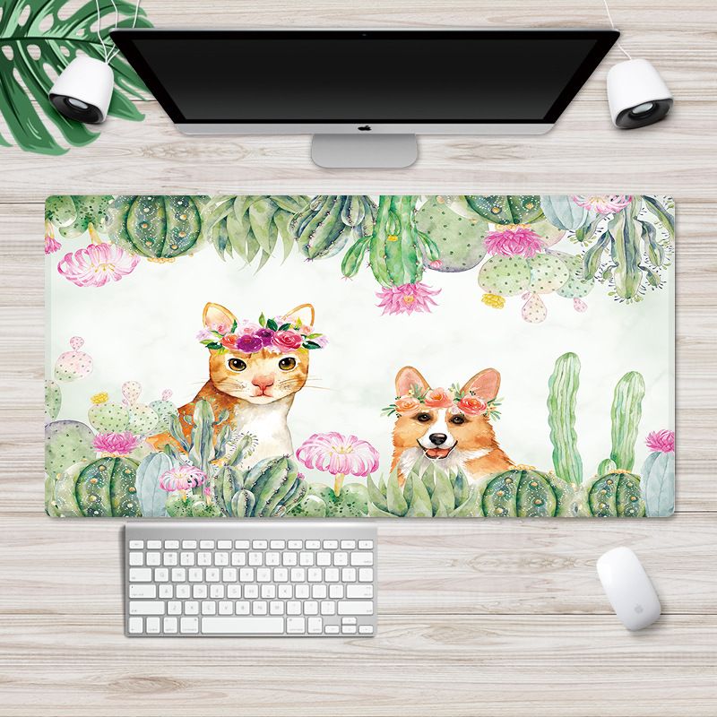 Large locking cartoon game mouse pad can be customized for computer office thickened non slip table pad 