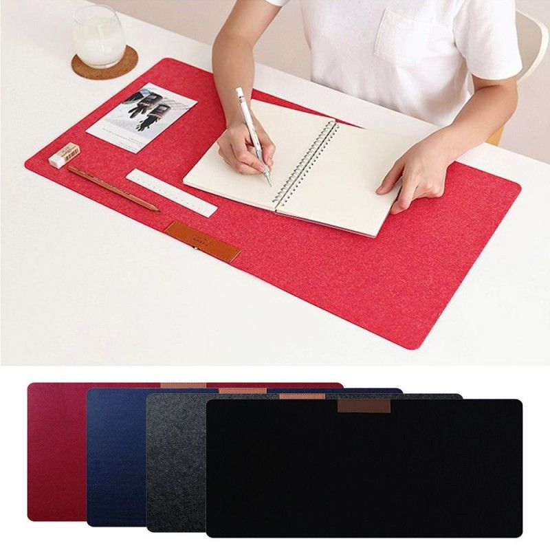 Large desk mat felt laptop game keyboard mat anti slip customized advertising mouse pad 