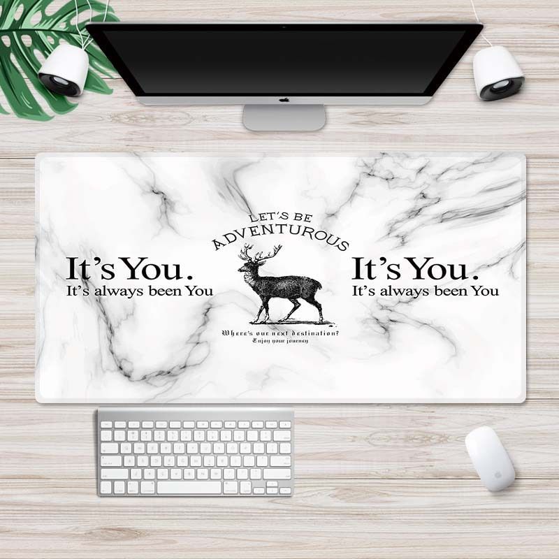Advertising mouse pad customized antiskid cartoon keyboard pad customized computer game logo 