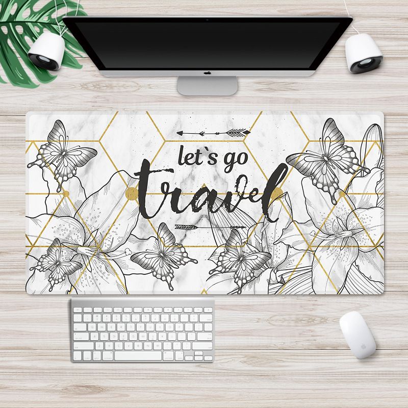 Nordic large lock cartoon game mouse pad can be customized computer office thickened non slip table pad manufacturer 