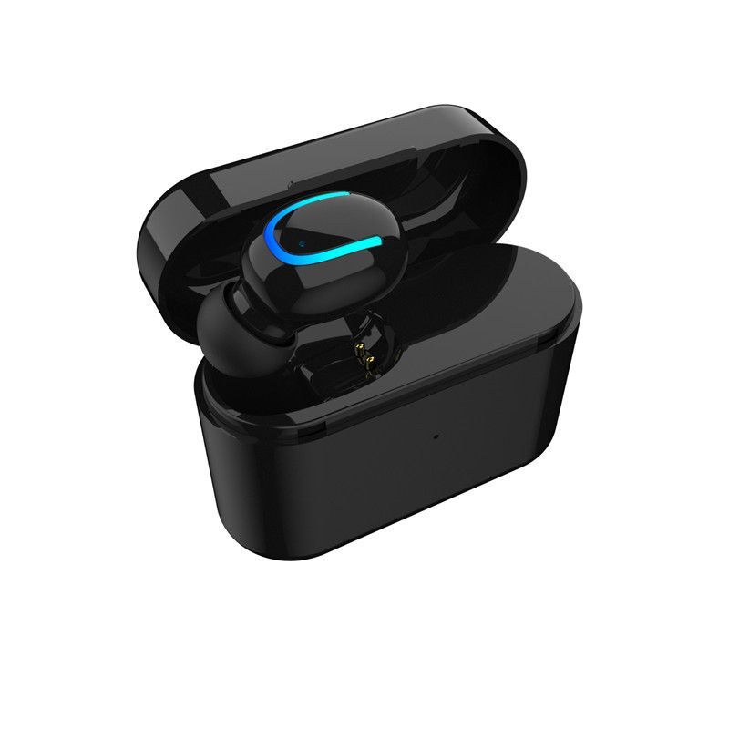 Q26 Bluetooth headset new HBQ Wireless Mini Mini invisible earplug type sports one ear band charger 