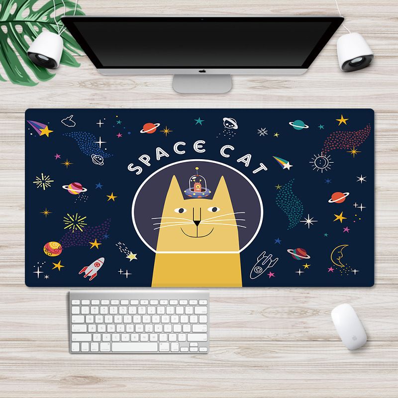 Factory direct sales customized cute cartoon mouse pad large Internet cafe computer desk mat anti-skid game mouse pad 