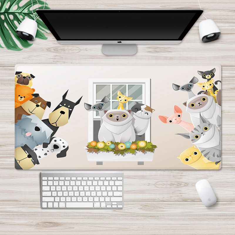 Nordic ins super large mouse pad new cartoon wrist pad customized advertising gift mouse pad Game Internet bar 