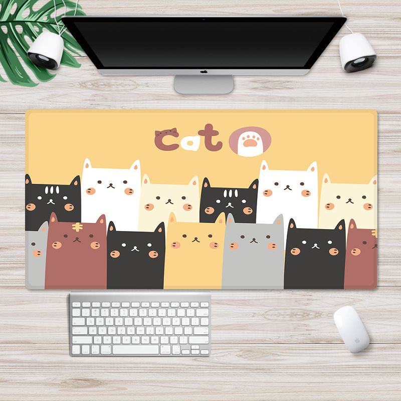 Nordic ins super large mouse pad new cartoon wrist pad customized advertising gift mouse pad Game Internet bar 