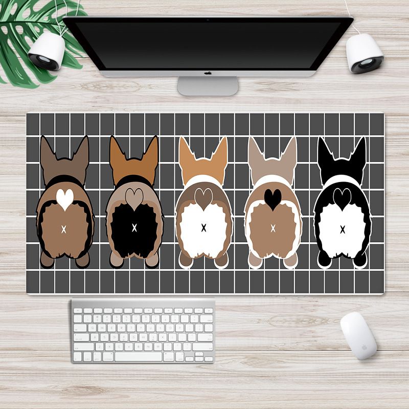 Ins Nordic style personalized mouse pad customized advertising gift mouse pad Game Internet bar large mouse pad 