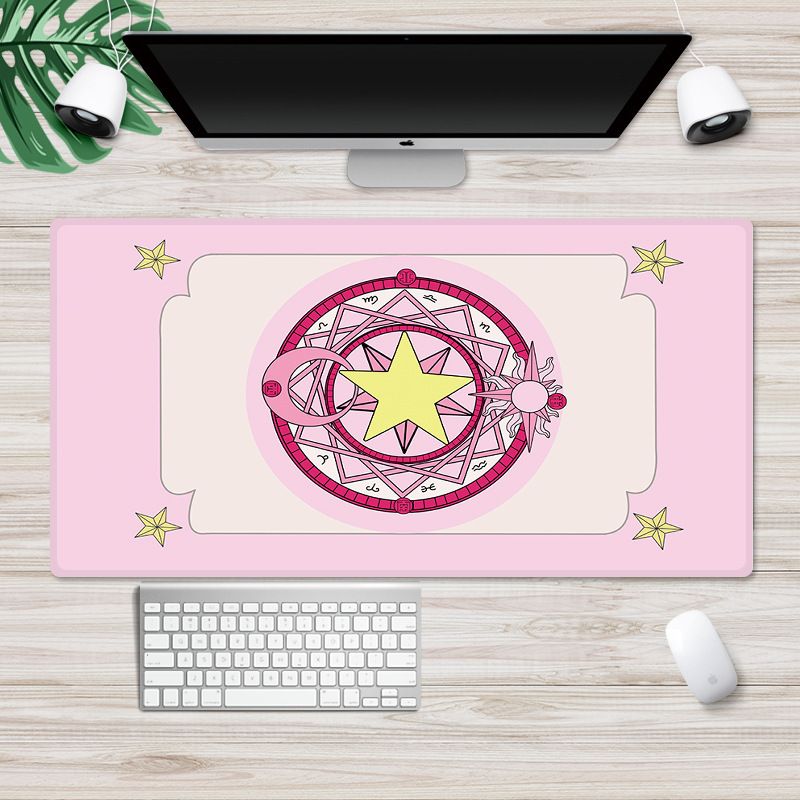 Inside Nordic wind mouse pad large lock edge cartoon game mouse pad can be customized computer desk mat 
