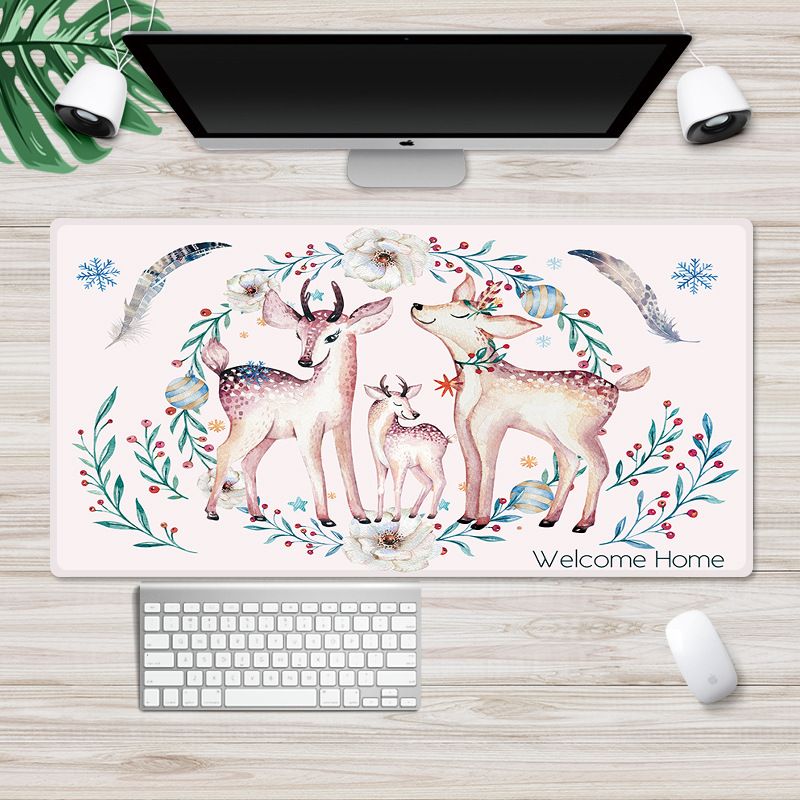 Large locking cartoon game mouse pad can be customized for computer office thickened non slip table pad 