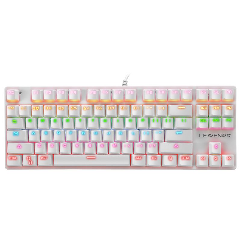 K550 green axis mechanical keyboard electronic competition USB luminous game keyboard real machinery cross border direct sales 