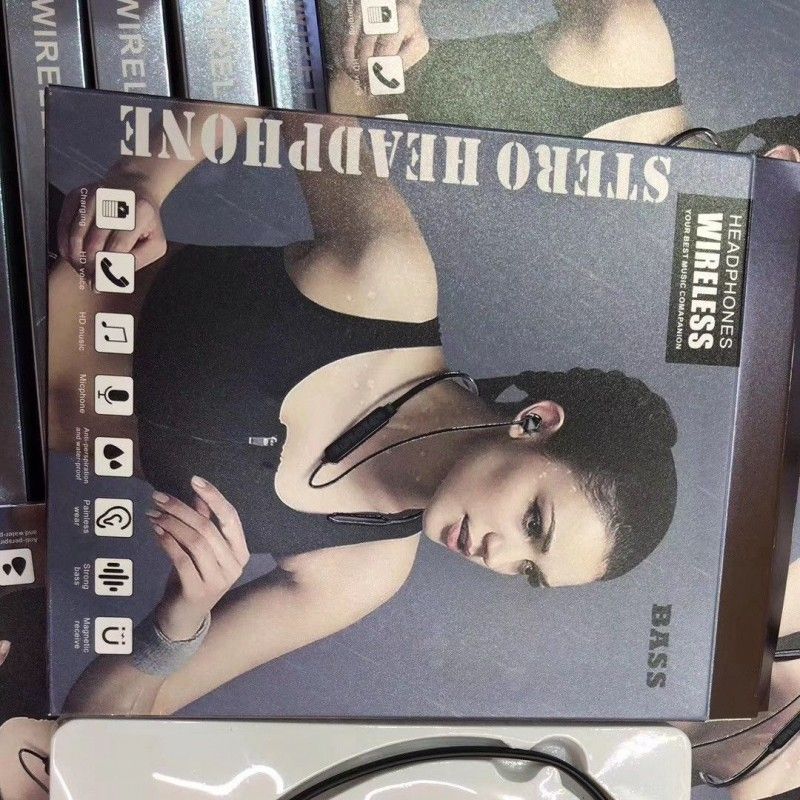 New S6 Bluetooth headset G02 sports neck hanging binaural running stereo neck hanging cross border wireless 