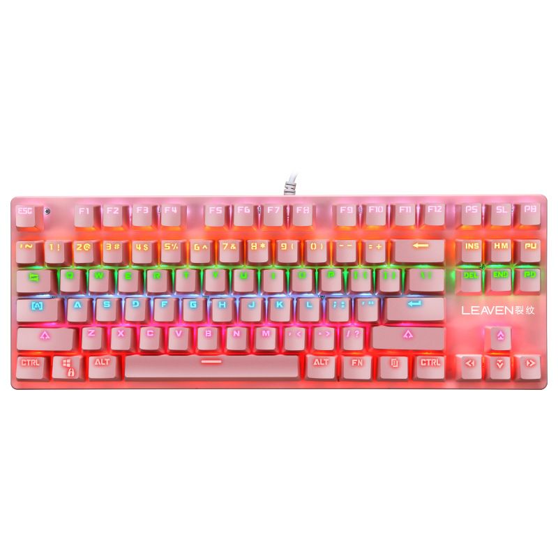 K550 green axis mechanical keyboard electronic competition USB luminous game keyboard real machinery cross border direct sales 