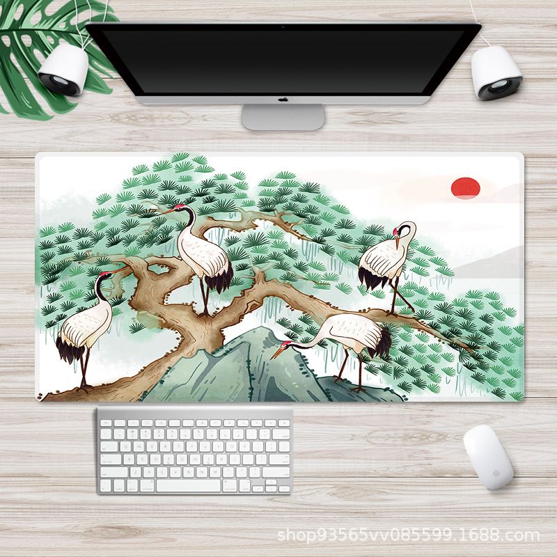 Inside Nordic wind mouse pad large lock edge cartoon game mouse pad can be customized computer desk mat 