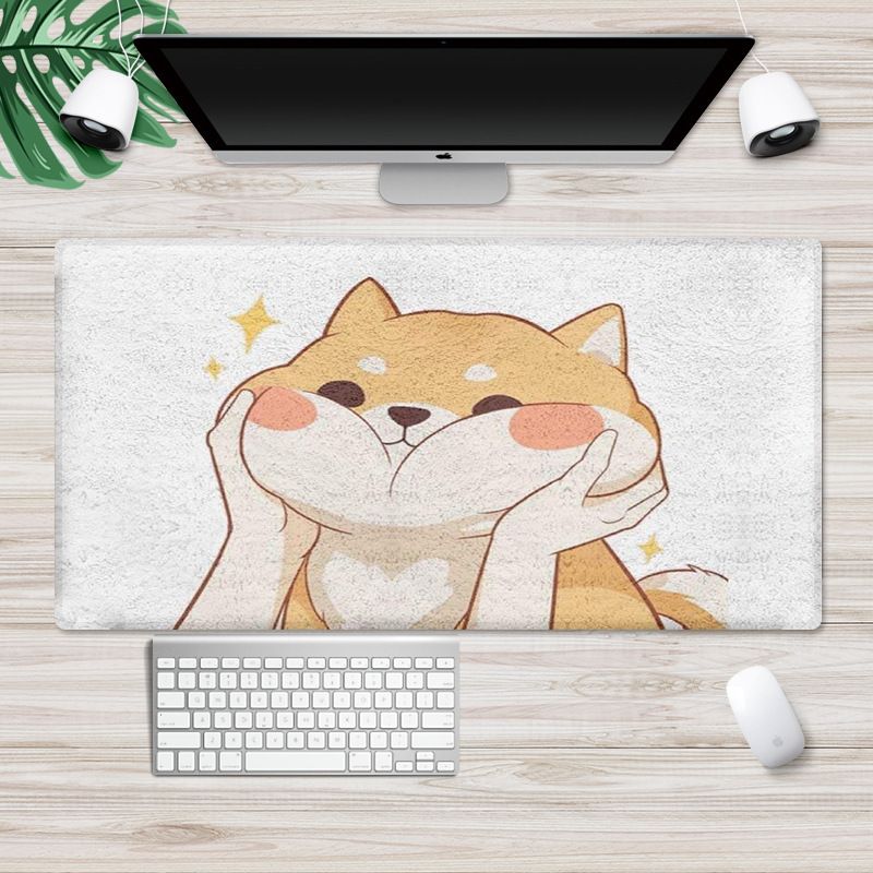 Factory direct sales customized cute cartoon mouse pad large Internet cafe computer desk mat anti-skid game mouse pad 