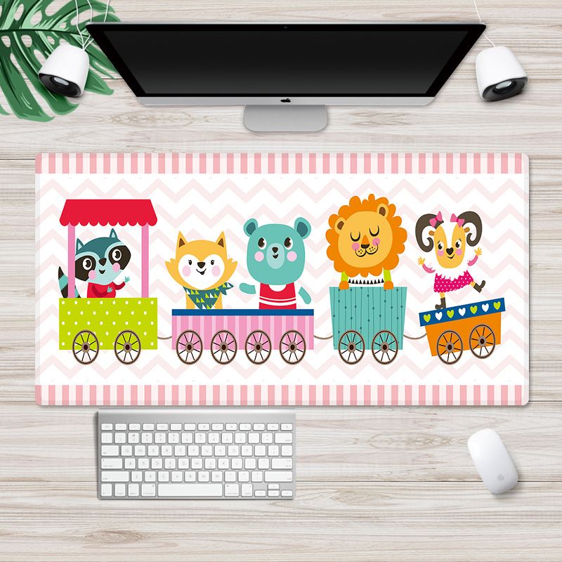 Nordic ins super large mouse pad new cartoon wrist pad customized advertising gift mouse pad Game Internet bar 