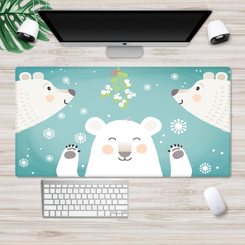 Large locking cartoon game mouse pad can be customized for computer office thickened non slip table pad 