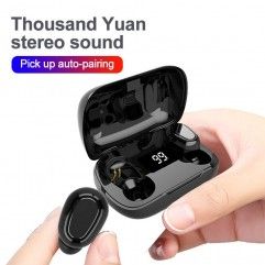 L21pro digital display Bluetooth headset 5.0 with ...