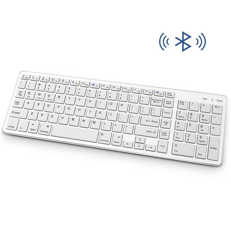 Charging Bluetooth keyboard ultra thin wireless mini iPad tablet mobile phone universal digital charging Bluetooth Keyboard 