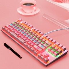 K550 green axis mechanical keyboard electronic com...